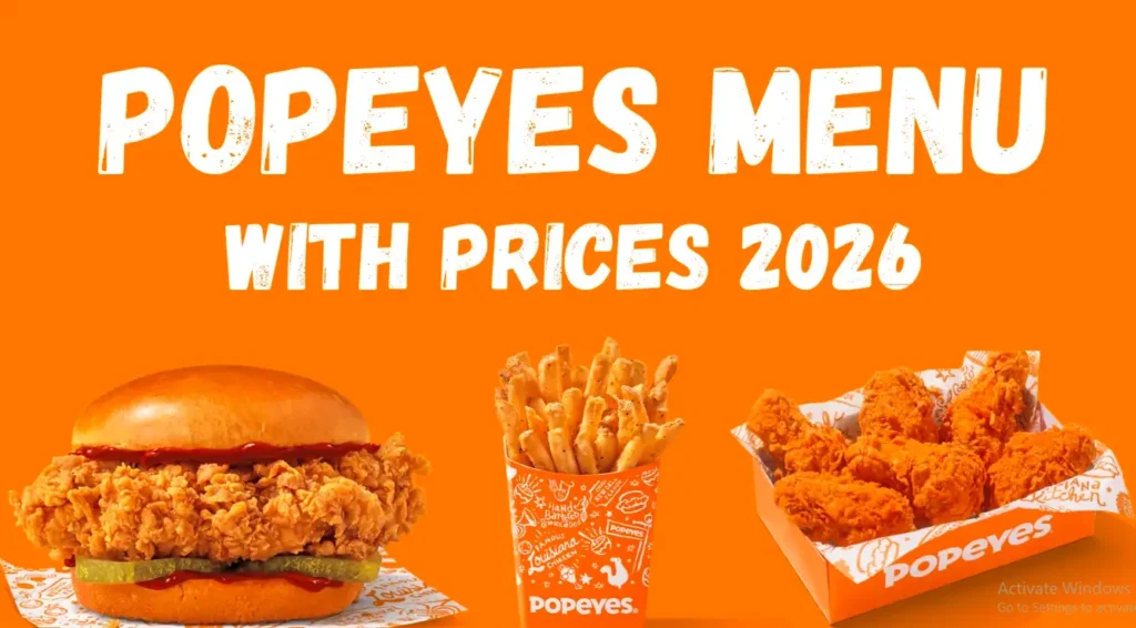 popoyes menu